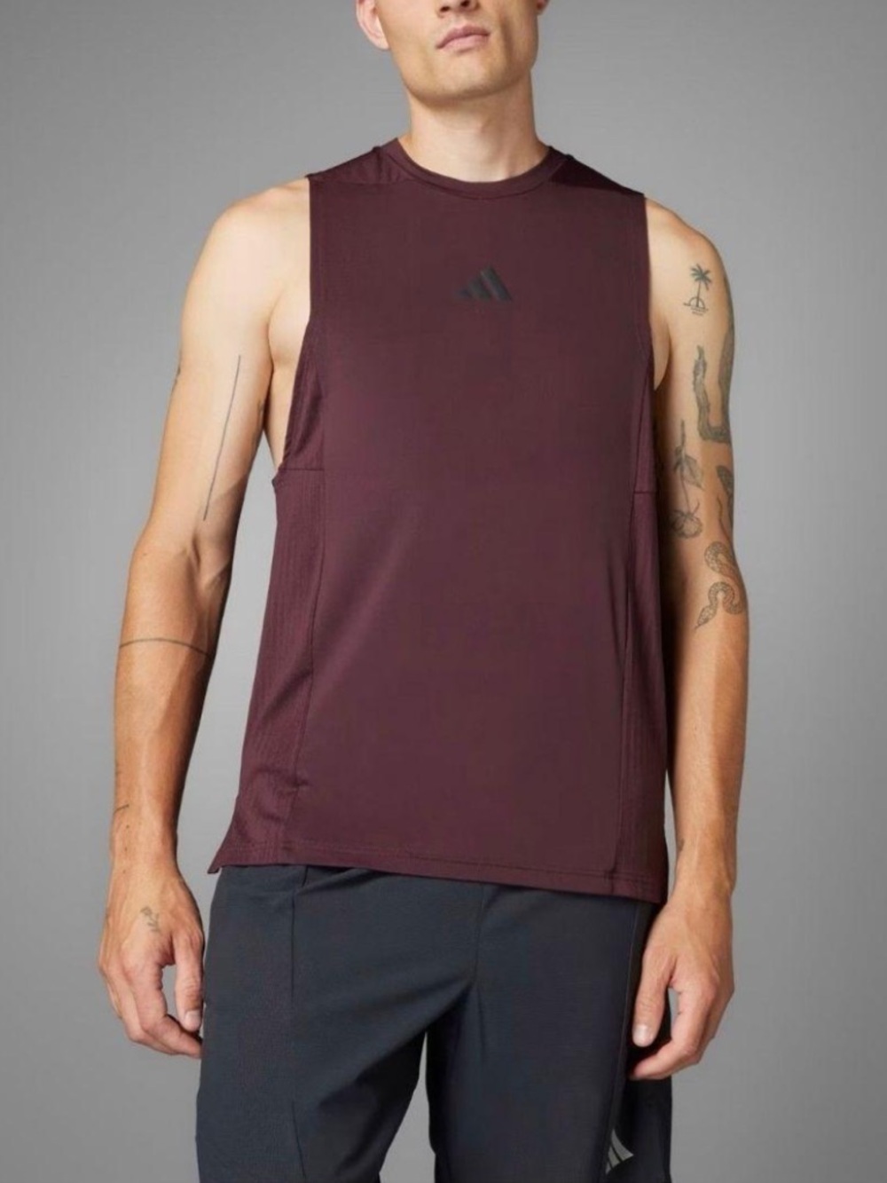 Adidas Men’s Designed For Intensity Tank Top Aurora Ruby Men's Medium JI8173